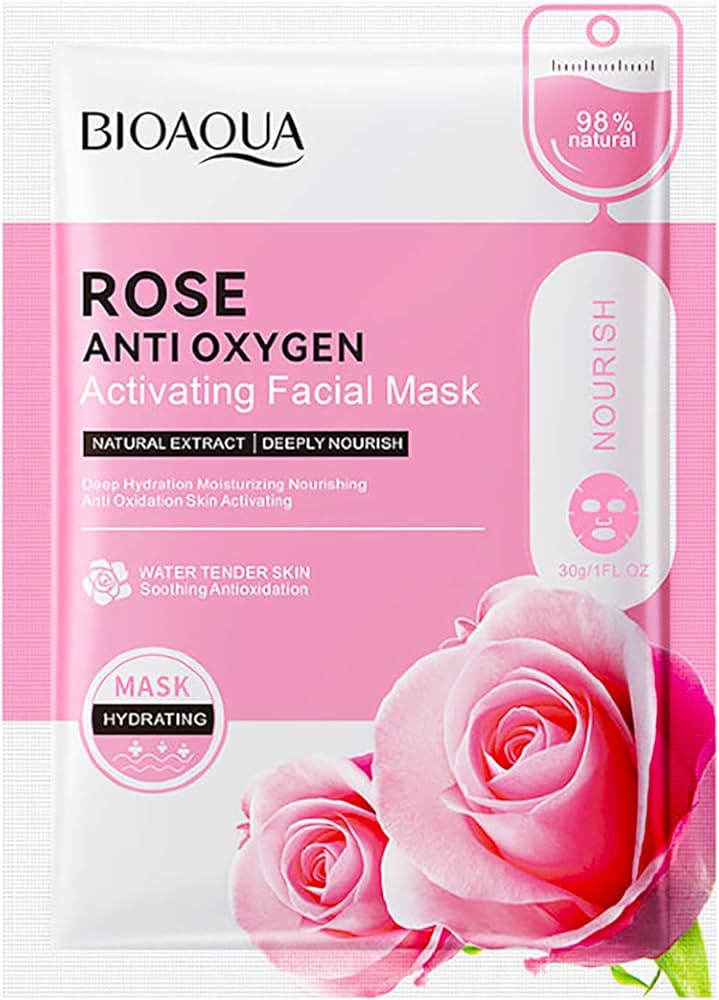 Bioaqua Rose Anti-Oxygen Activating Sheet Mask