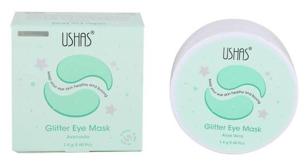 Ushas Glitter Eye Mask(Avocado)