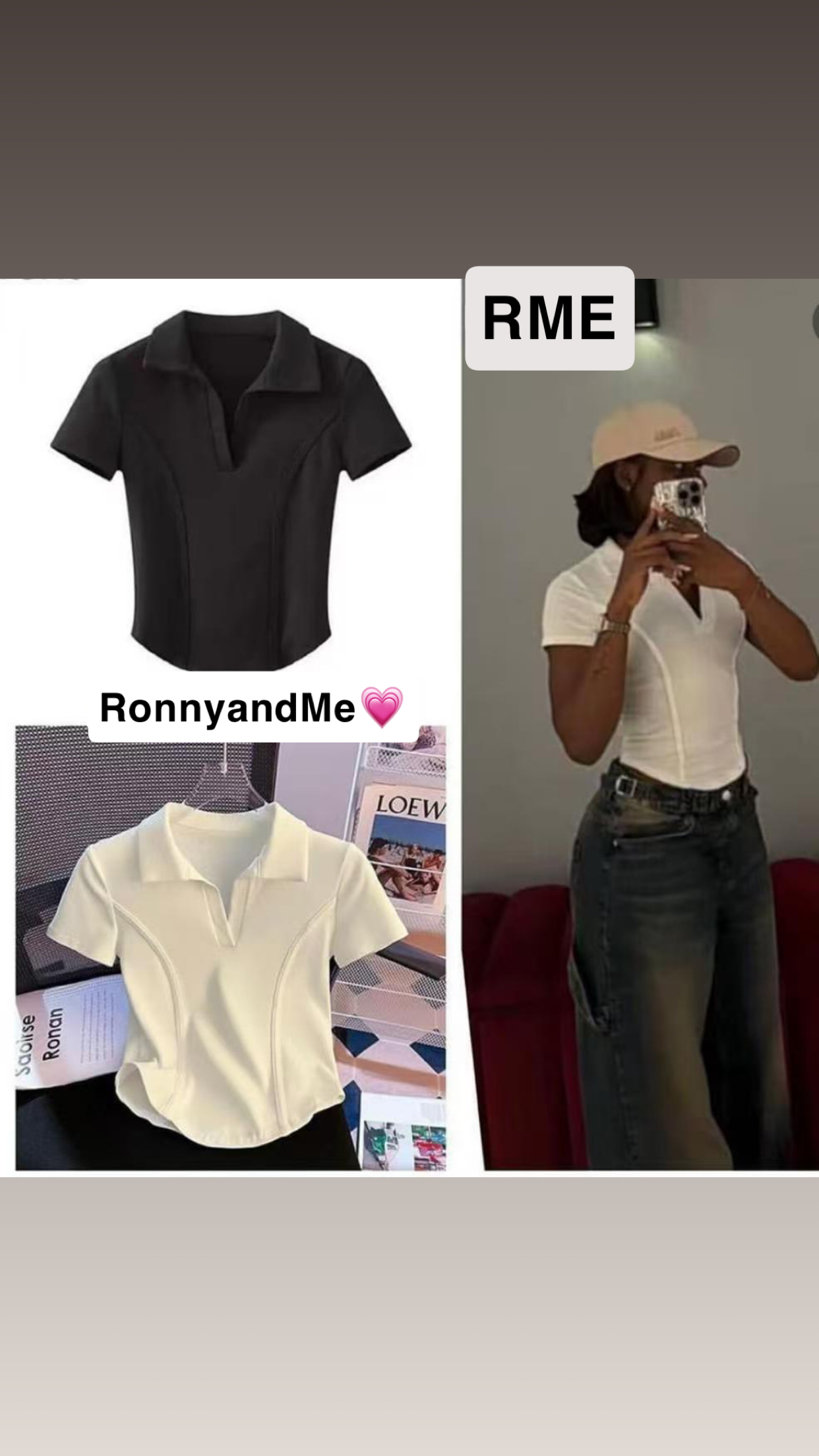 Corset-style Polo Top