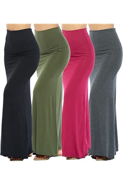Maxi Flared Skirt