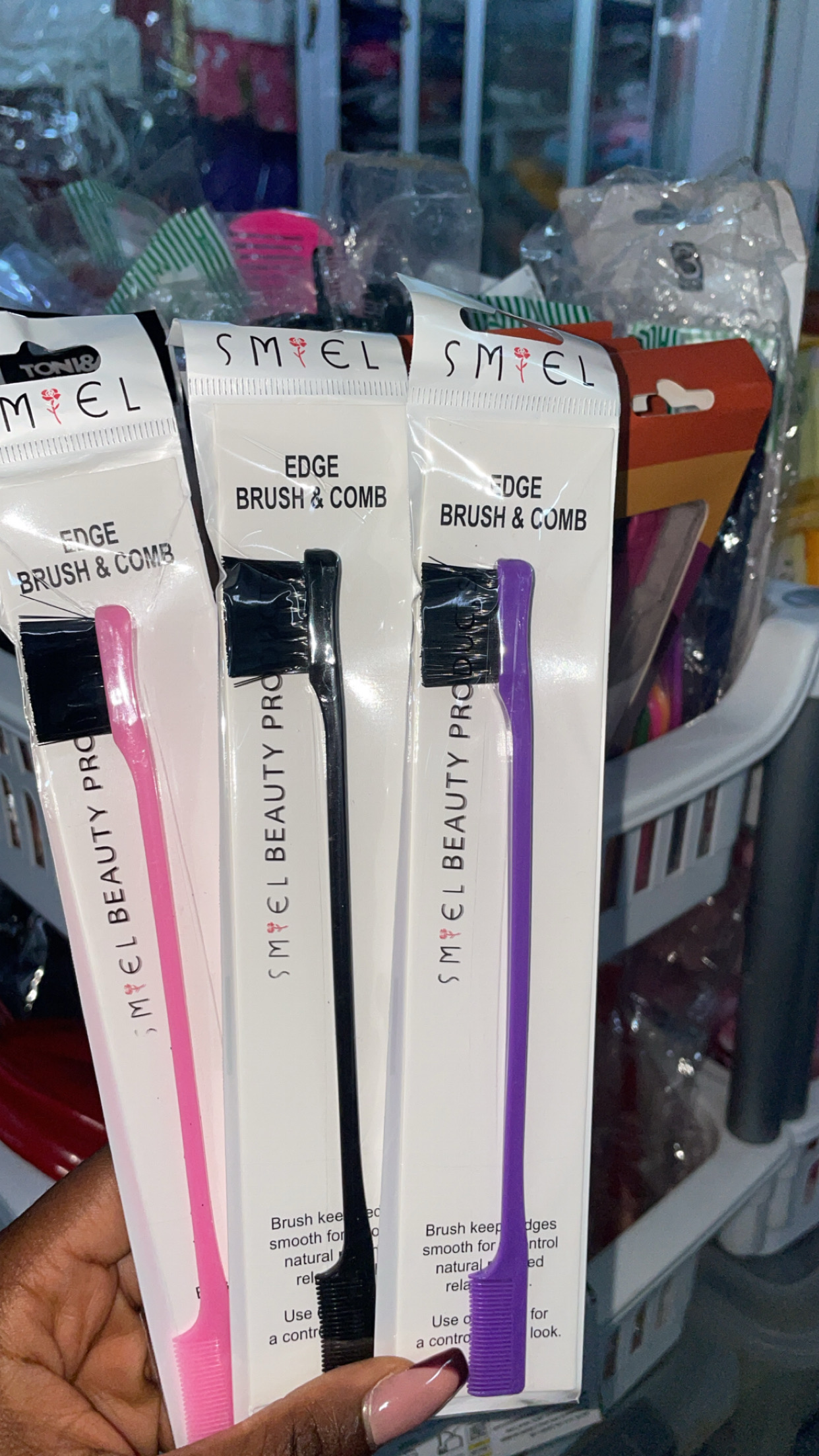 Edge Brush and Comb